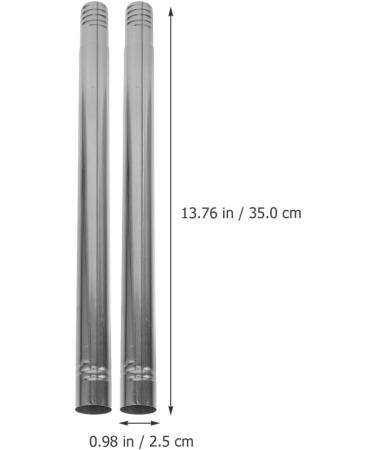 Uonlytech Stainless Steel Broomstar Replacement - 2 Pieces 25mm Threaded Broomstick Rods for International Shipping - Buy Online on GoSupps.com