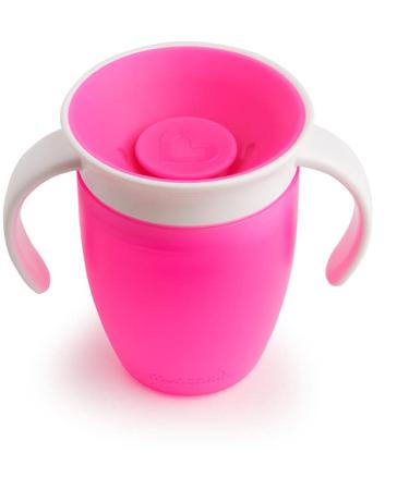 Munchkin Miracle 360 Trainer Cup 7oz 1-Pack - Pink - Buy Online on GoSupps.com
