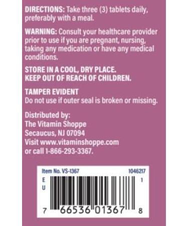 Vitamin Shoppe Alfalfa 500mg Supplement - Natural Green Superfood Antioxidant (250 Tablets) - Buy Online on GoSupps.com