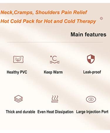 1L Cartoon Hot Water Bottle with Soft Cover for Neck & Shoulder Pain Relief - Hot & Cold Therapy Pack for Kids & Women - Green - Buy Online on GoSupps.com