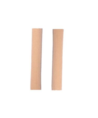 HAPINARY 2pcs Sets Silicone Gel Toe Blister Cushions Toe Cushion Tube Toe Tubing Set Khaki Protector Tube Pad Buffer Tube Care Nursing Cover