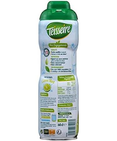 TEISSEIRE - Lime Syrup 600 ml - (Set of 4) - Buy Online on GoSupps.com