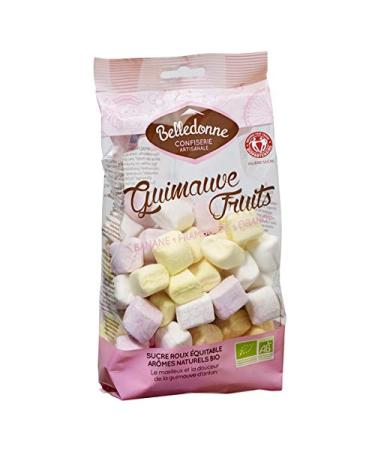 Belledonne - Guimauves aux fruits go t framboise banane et orange 180g - Vendu par unit