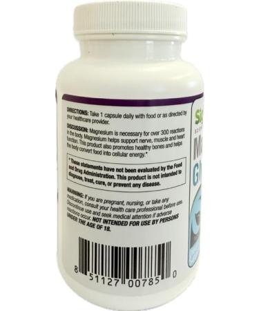 SIGFORM Magnesium Glycinate Capsules (200mg per Capsule 90 Count) Made in USA - Buy Online on GoSupps.com