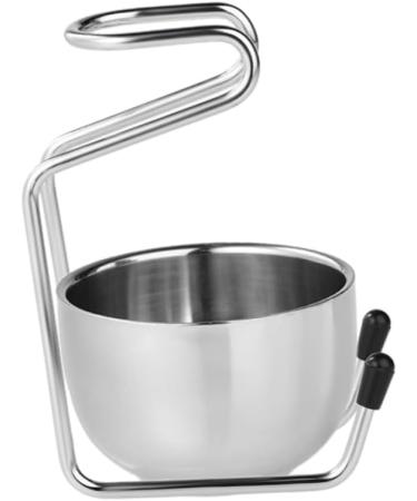 Minkissy Stainless Steel Shaving Brush Holder - Perfect Gifts for Friends | Stylish Vertical Stand for Razors & Brushes - Buy Online on GoSupps.com