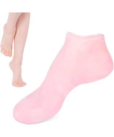Moisturizing Socks Overnight Spa Cotton Socks Treatment Intensive Repair Dry Cracked Feet Overnight Spa Socks Foot Cream Socks Moisture Socks Moisture Heel Socks Pink L - Buy Online on GoSupps.com