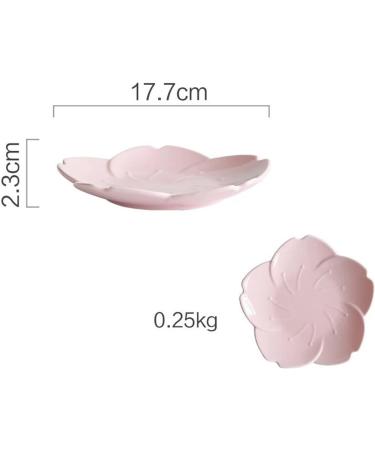 WALFREW Coupe Fruits Sakura Bone China Assiette d ner Fleurs de Cerisier Gla ure Assiette en c ramique Steak Fruits Noix Plateau Saladier Snack Plats Assiette - Buy Online on GoSupps.com