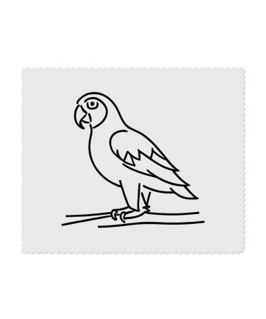 2 x Microfiber Cleaning Cloths "Perched Parrot" (LC00024473)