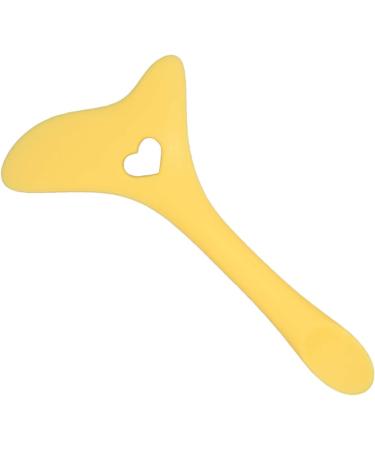 Eye Makeup Auxiliary Guard Tool Aid Stencils Wing Tips Silicone Mask Reusable Silicone Eye Makeup Aid Tool with Cream Applicator Eyeshadow Mascara Drawing (Yellow) - Buy Online on GoSupps.com