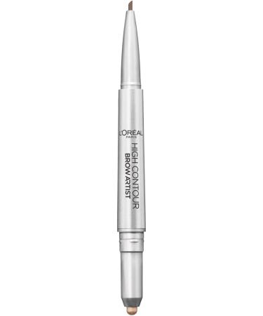 L'Oreal High Contour Brow Pencil & Highlighter Duo - 108 Warm Brunette - Buy Online on GoSupps.com