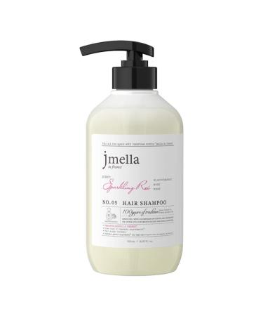 jmella IN FRANCE Sparkling Rose Shampoo16.9 floz with luxury frangrance- Made by French Perfumer -Chemical free from parabenand -Strawberry leaf extract Sparkling Rose Shampoo 1 Fl Oz (Pack of 1)