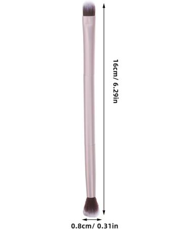 Baluue Eye Shadow Brush Blending Eye Brush Rose Gold Soft Synthetic Fibers Double-ended Eyeshadow Brush - Buy Online on GoSupps.com
