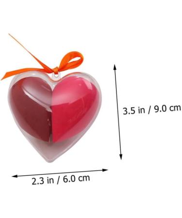 MAGICLULU 6 Boxes Heart-shaped Makeup Sponge Powder Foundation Puff Blending Sponges for Makeup Girl Makeup Sponge Eyeshadow Makeup Travel Cosmetic Hydrophilic Polyurethane Cleansing - Buy Online on GoSupps.com