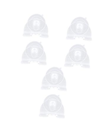 Cabilock 6 StK shaver holder bathing organizer men razor hooks with suction cups for the shower razor stand razor for men hooks for shower towels resin holder manual