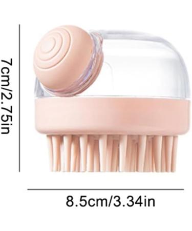 Scalp Massager Shampoo Brush - Silicone Scalp Care for Men Women Kids & Pets - Khaki - Buy Online on GoSupps.com