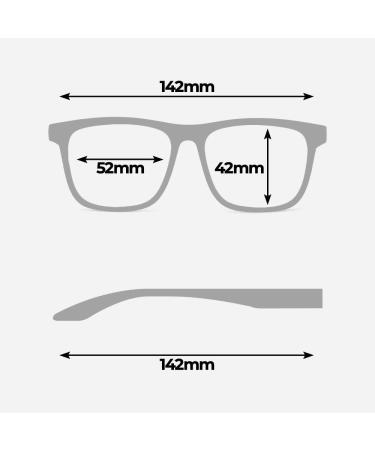 Buy SMOODER Computer Glasses AMPERE - Stylish Blue Light Blocking Glasses for Men & Women - Classy Tortoise Design for Eye Comfort - Buy Online on GoSupps.com