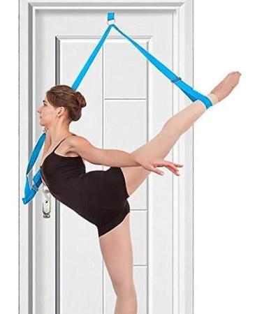 Dancer Stretch Band Door Flexibility & Stretching Leg Strap Stretch Band for Yoga Ballet Dance and Gymnastic Exercise Excellent Gift for Your Friends and Loved Ones Light Blue