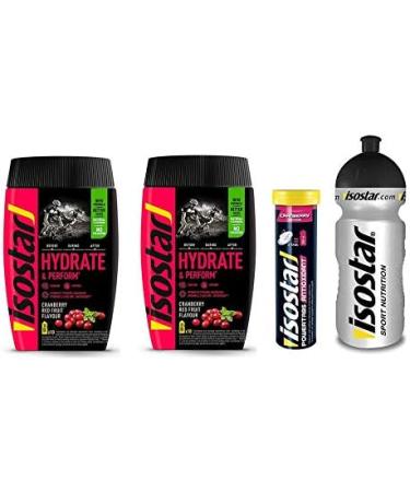  Isostar Isostar Pack of 2 x 400g cranberry powders + cranberry lozenges + 0.5L bottle - Buy Online on GoSupps.com