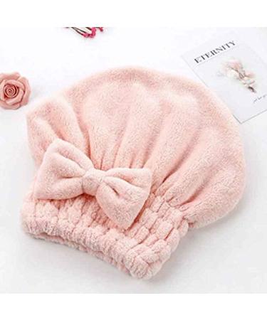 Cartoon Microfiber Hair Turban - Quick Drying Hair Hat & Towel Cap with Bow | White Five-Pointed Star Design - Buy Online on GoSupps.com
