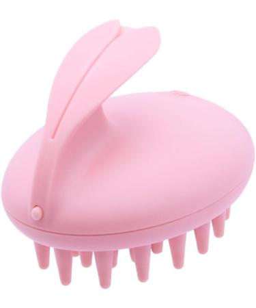 Solustre 3-in-1 Shower Hairbrush | Scalp Massage Device for Hair Growth | Waterproof Shampoo Brush in Pink - Buy Online on GoSupps.com