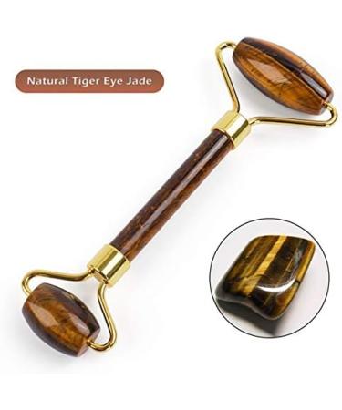 Jeenuuder Natural Stone Face Roller Slim Lifting Tool Natural Jade Roller Stone Wrinkle Remove Skin Beauty Care - Buy Online on GoSupps.com