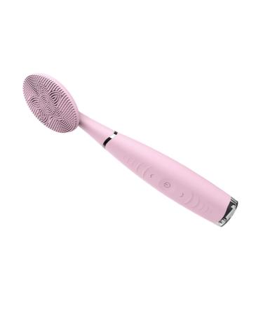 POPETPOP Face Wash Brush Gentle Exfoliating Brush Portable Skin Care Device Face Massager Face Exfoliator Facial Cleansing Pad Skin Cleansing Brush Facial Cleanser Massager Mild Face Brush 18.9*3.7cm