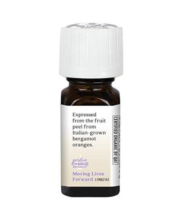 Aura Cacia Organic Bergamot Essential Oil - 0.25 fl oz (7.4 ml) | Pure Aromatherapy - Buy Online on GoSupps.com
