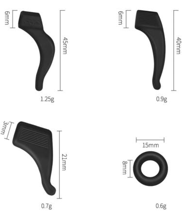 Buy Housoutil 48 Pairs Silicone Anti-Slip Glasses Holders | Ear Hooks for Men & Women | Durable Slide-Resistant Accessories - Buy Online on GoSupps.com