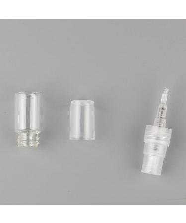 TIANZD Pack of 25 Empty 2ml Clear Transparent Glass Fine Mist Pump Spray Bottles Travel Mini Portable Spray Perfume Cosmetic Containers Sample Vials Refillable with Funnel and Dropper - Buy Online on GoSupps.com
