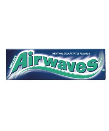 Wrigley's Airwaves Menthol & Eucalyptus Chewing Gum (15 Packets)