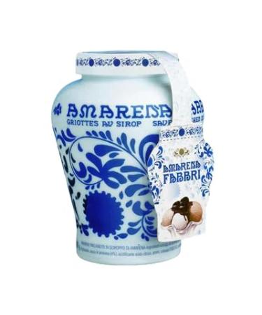 Fabbri Amarena Cherries In Syrup Wild Cherry For Cocktail Deserts 600g Ceramic Jar Made in Italy