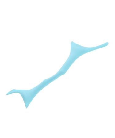 Abaodam eyebrow stencils eyebrow guide stencil eyebrow shaping stencil beauty tools USB supplies 17.3x5.9cm Blue