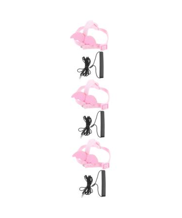 FOMIYES 3 Sets Bird Leash Adjustable Belt Pet Bird Harness and Leash Parrot Flying Tool Animal Crawl 12X6X1.3CMx3pcs Pinkx3pcs