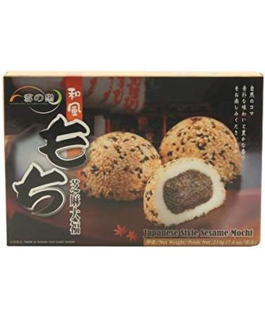 Yuki & Love Japanese Style Sesame Mochi (210g) - Authentic Asian Treat - Buy Online on GoSupps.com