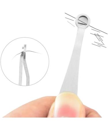 Stainless Steel Nose Hair Tweezers - Precision Ring Trimmer for Facial Hair Eyebrows & Nose Care - Buy Online on GoSupps.com