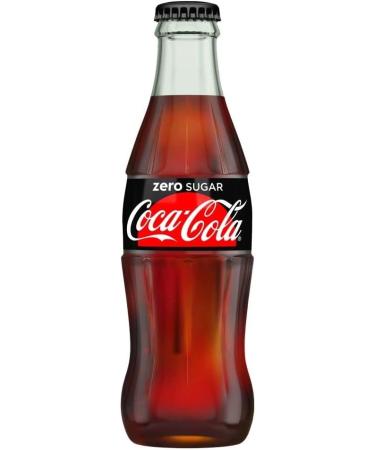 Coke Zero NRB Splits Coca-Cola Zero Sugar is Our Sugar Free cola - Pack of 24 x 200 ml Bottles
