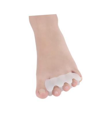 Buy Gatuida Gel Toe Stretcher - 3 Pairs White Daily Use Toe Straightener & Bunion Cushion Pads - International Shipping Available - Buy Online on GoSupps.com