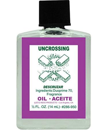 (1Pack) Indio Products Spiritual Anointing Oil- UNCROSSING 1/2oz