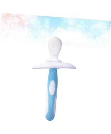 iPetBoom Silicone Baby Toothbrush - Soft Finger Toothbrush for Infants with Case | Ideal First Toothbrush for Babies - 1 Pack in Blue - Buy Online on GoSupps.com