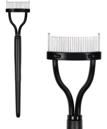 Fegtrtyoa 2X Eyelash Comb Curlers Makeup Mascara Applicator Eyebrow Grooming Brush Tool - Buy Online on GoSupps.com