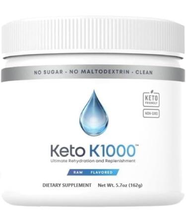 RETINA SUPPORT KetoK 1000 ElectrolytePowder | HydrationSupplement Drink Mix | Boost Energy | No Sugar Stevia Maltodextrin | 30 Servings