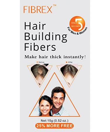 Hair Building Thickening Fibers - Balding Concealer for Gray Hair | 15g | International Shipping - Buy Online on GoSupps.com