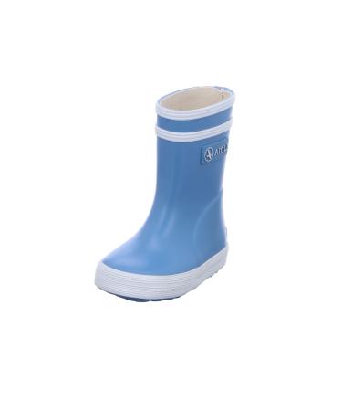 Aigle Unisex Kid's Baby Flac Wellington Boots 3.5 UK Child Blue Bleu Ciel