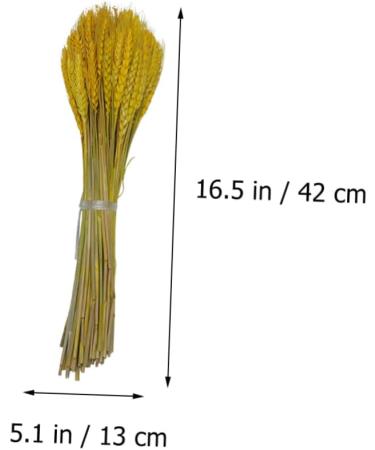 Warmhm 1 Rustic Decor Country Decor The Gift Home Accents Decor Handmade Wheat Dried Flowers Simulation Wheat Centerpieces Natural Blond Wheat Ears of Wheat Decorate Bouquet - Buy Online on GoSupps.com