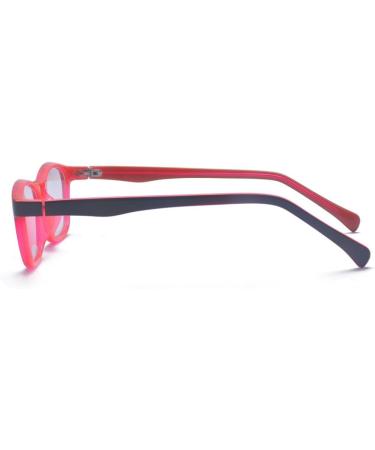 ALWAYSUV Blue Light Blocking Glasses for Kids & Teens - Square Red Frames | Anti Blue Ray Computer Gaming Glasses - Buy Online on GoSupps.com