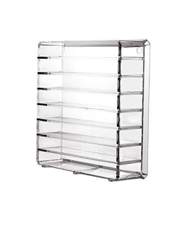 Anncus Clear Acrylic 8 Grid Makeup Organizer Storage Box Women Powder Lipstick Eye Shadow Display Stand Holder Cosmetic Storage Box - (Color: Black) Black / China