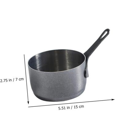 Milisten Stainless Steel Cups Stainless Steel Sauce Cup Coffee Pot Bread Silver 14X7X3.5CM - Buy Online on GoSupps.com