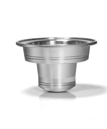 FUBESK Convertisseur de capsules de caf en acier inoxydable YN01 et UE2401 Adaptateur de dosette r utilisable avec support de filtre Ue2401 (80 Ml)