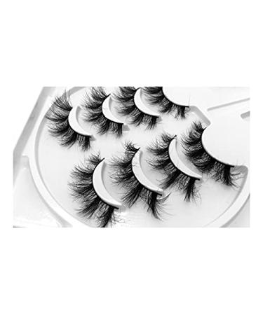 HBZGTLAD 7Pairs 3D Mink Dramatic Volume Lashes Bulk Pack - Long Wispy Natural False Lashes (JO06) - Buy Online on GoSupps.com