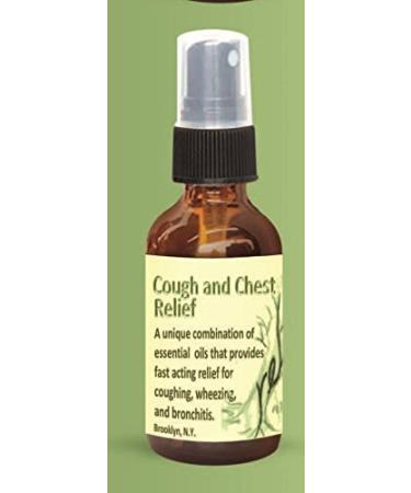 Cough and Chest Relief 1 Essential Oil Combination Fast Acting Safely and Naturally Relieves Symptoms of Bronchitis RSV Pneumonia Upper Respiratory Infections by RELEAF OIL